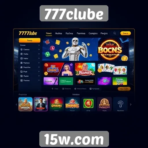 Interface e usabilidade do 777clube para usuários
