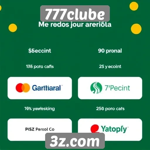 Métodos de pagamento disponíveis no 777clube